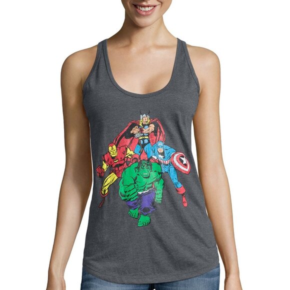Freeze | Tops | New Marvel Avengers Racerback Tank Top Tshirt Thor Hulk ...